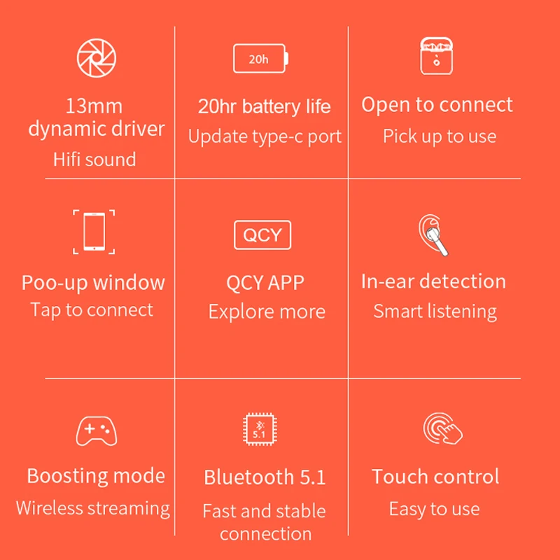 2021 Новинка QCY M18 YouPin TWS наушники беспроводные Bluetooth 5 1 управление через приложение