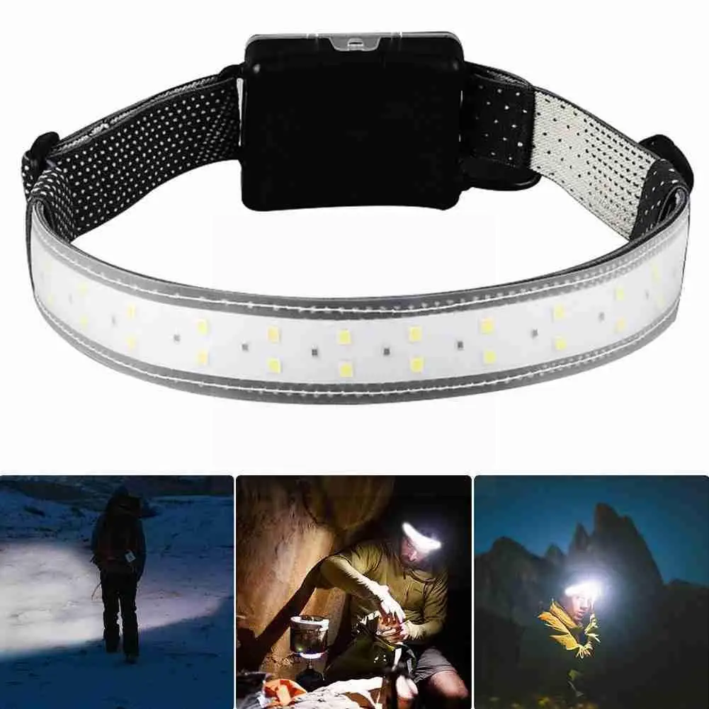 

ABS Material Glare COB Floodlight Headlight 3 Modes Outdoor Night Accessories Fishing Running Ipx4 Headlights Waterproof Ca O0Q9