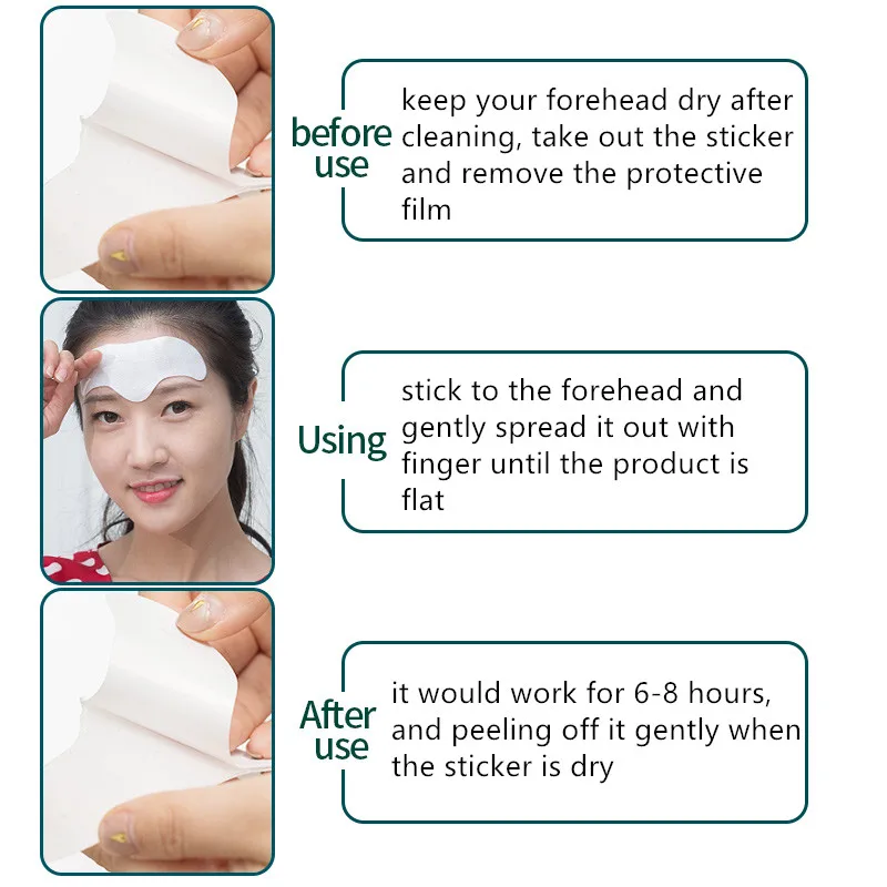 

1pc-Forehead Line Removal Anti-wrinkle Stickers Frown Lines Treatment Anti-aging Lifting Mask Moisturizng Patch Skin Care
