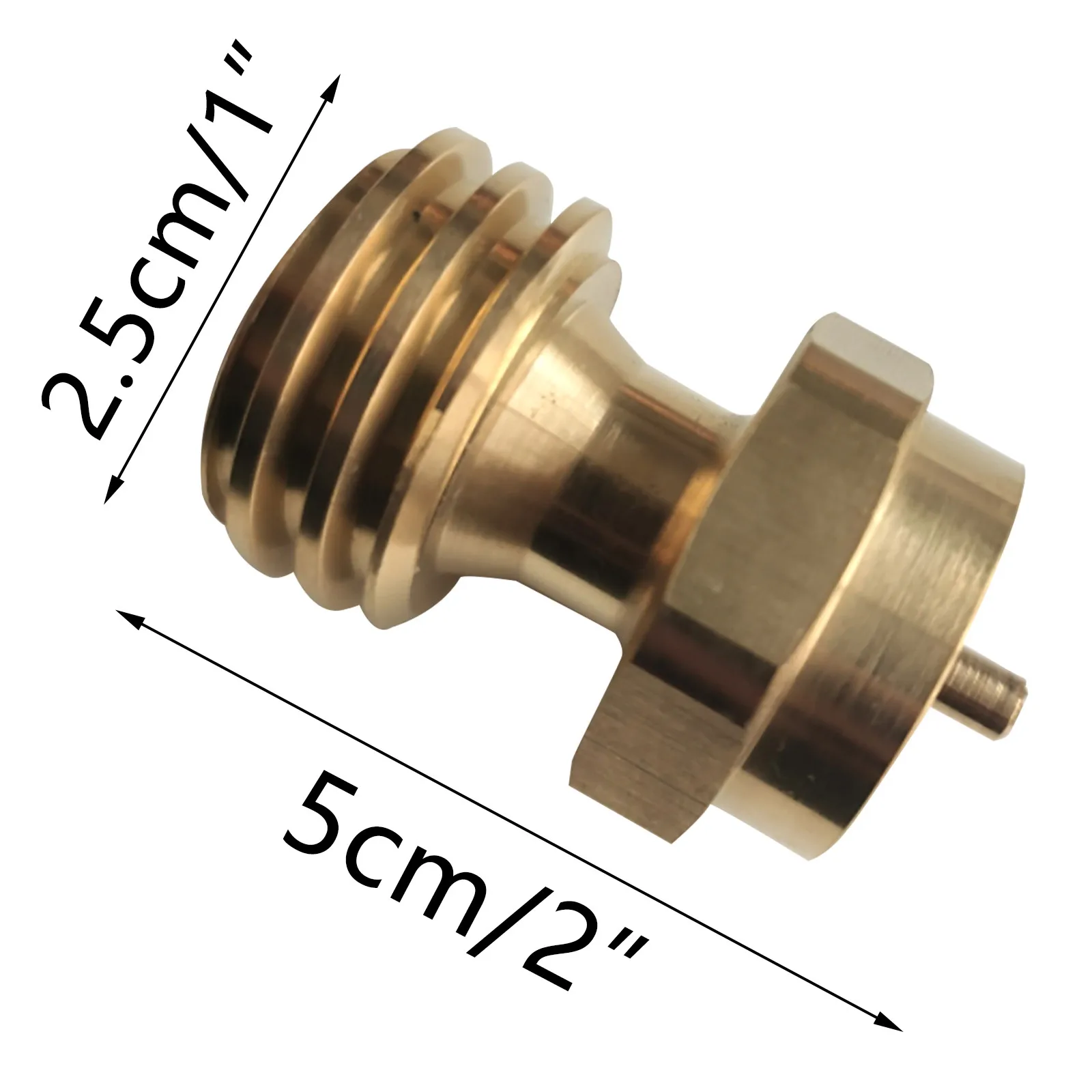 

40# Refill Adapter POL Type for Steel Propane Cylinder, Gold Color