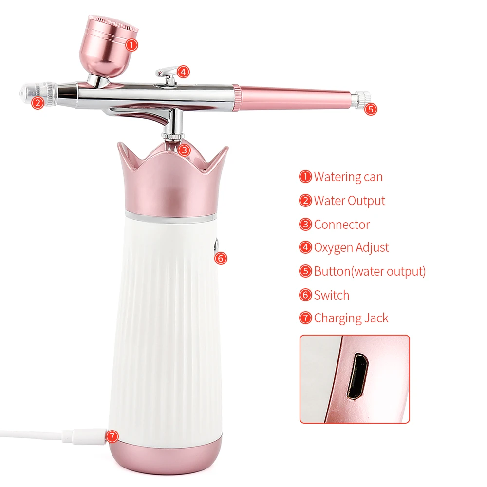 Увлажняющий спрей растворённого кислорода комплект аэрографа двойного действия