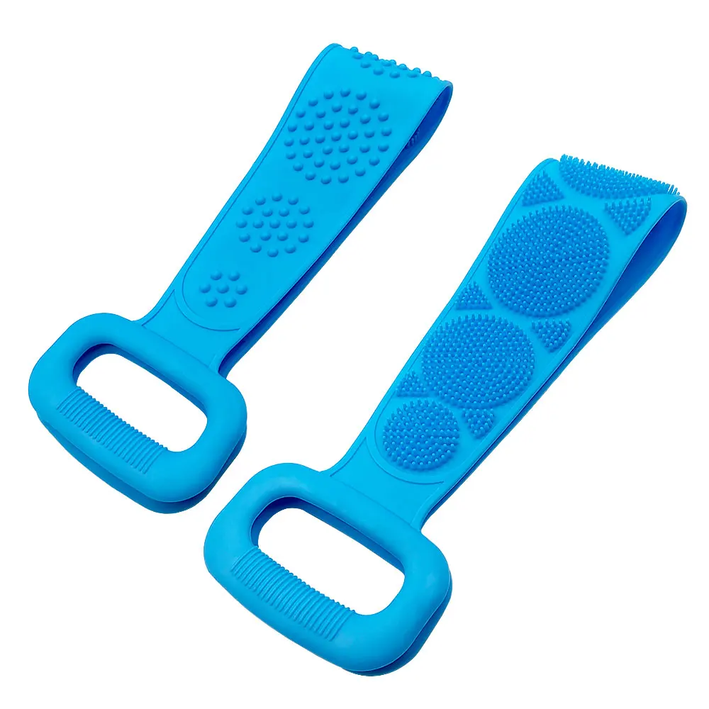 

Body Sponge Silicone Brushes Bath Towels Body Scrubber Rubbing Back Peeling Massage Shower Extended Scrubber Skin Clean Brushes