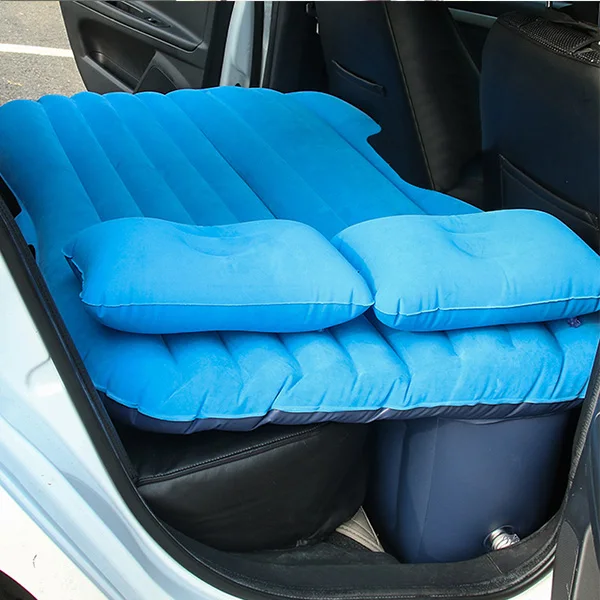 

Car inflatable sofa Air Inflatable Travel Mattress Universal for Back Seat Multi functional Sofa Pillow Outdoor Camping Mat