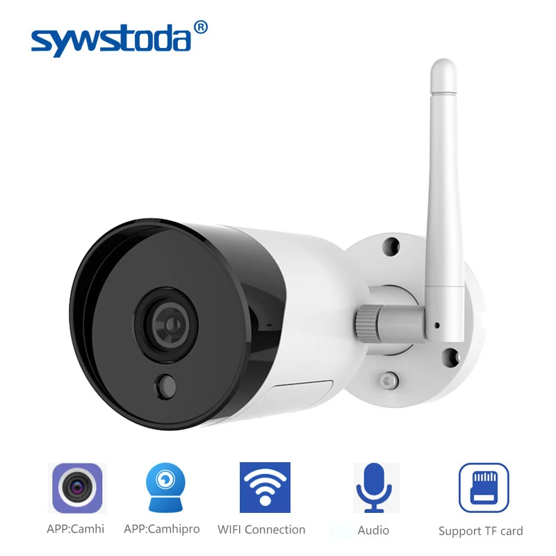 Беспроводная камера видеонаблюдения 2 МП 1080P аудио Wi Fi IP водонепроницаемая Onvif SD