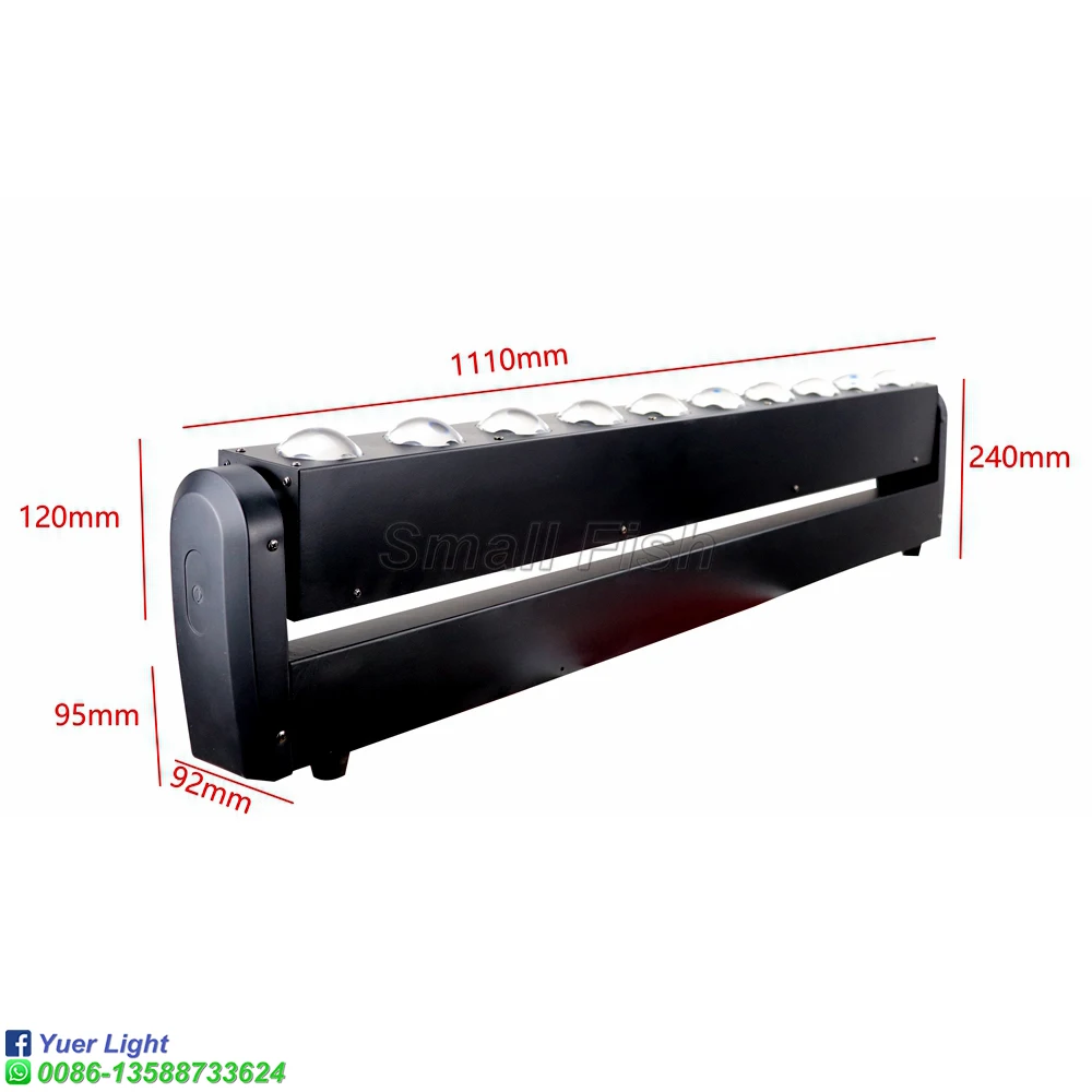 Светодиодный прожектор RGBW сценический стробоскоп со сканером DMX512 2 шт./Лот 10 х40 Вт
