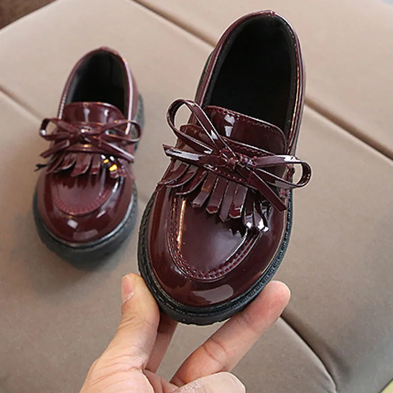 Новинка 2020 детская обувь для выступлений ретро туфли из лакированной кожи