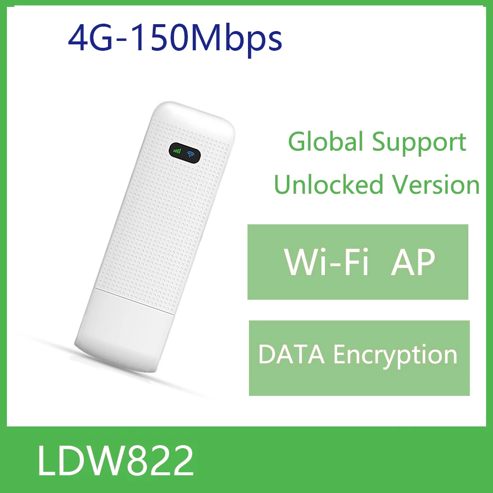 

LDW922 3G/4G Wi-Fi роутер 4G Модем Мобильный портативный беспроводной USB-модем LTE слот для nano SIM-карты карманный хот-спот