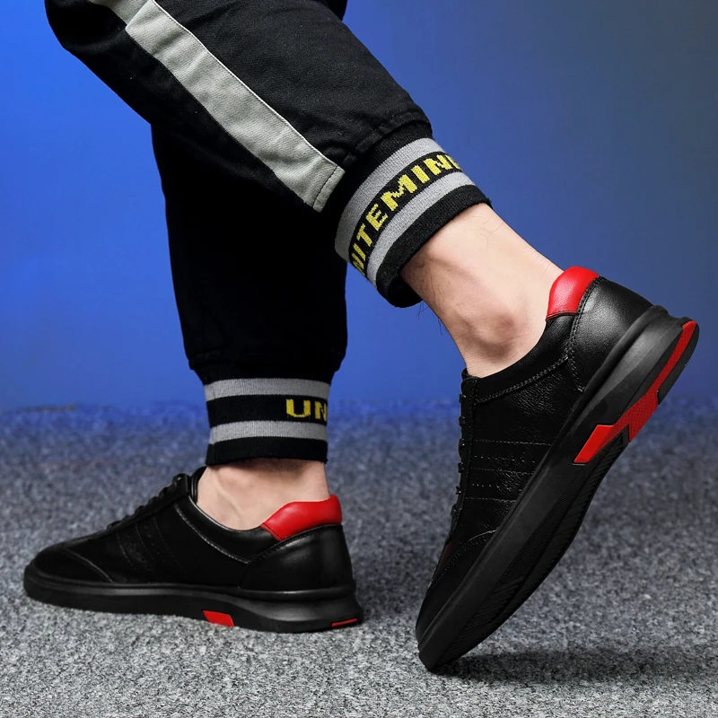 

Men genuine Leather Casual Shoes outdoor Men loafers lace up driving Shoes dress Business Casual Sneakers Male Flats shoes L5