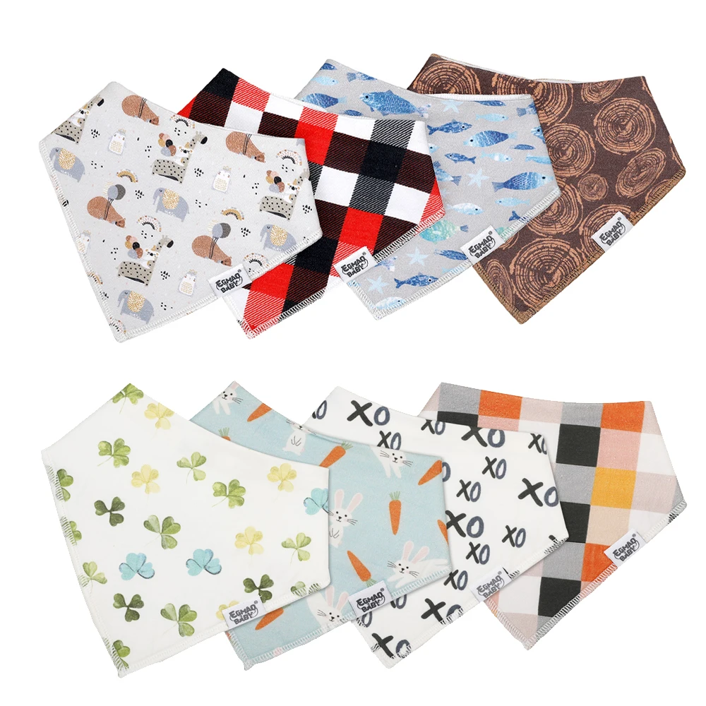 

Newborn Baby Bandana Bibs Organic Cotton Baby Feeding Bibs for Drooling and Teething Soft and Absorbent Bibs Fashion Infant Bibs