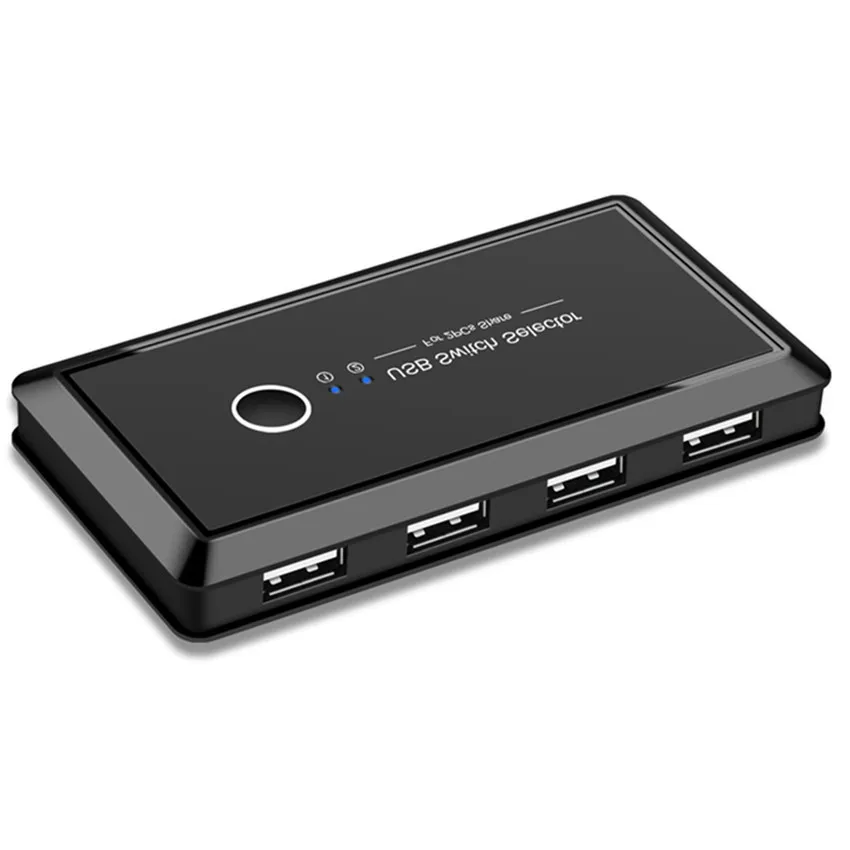 USB Switch Selector KVM Switcher for 2 PC Sharing 4 Devices Keyboard Mouse Scanner Printer Computer | Компьютеры и офис
