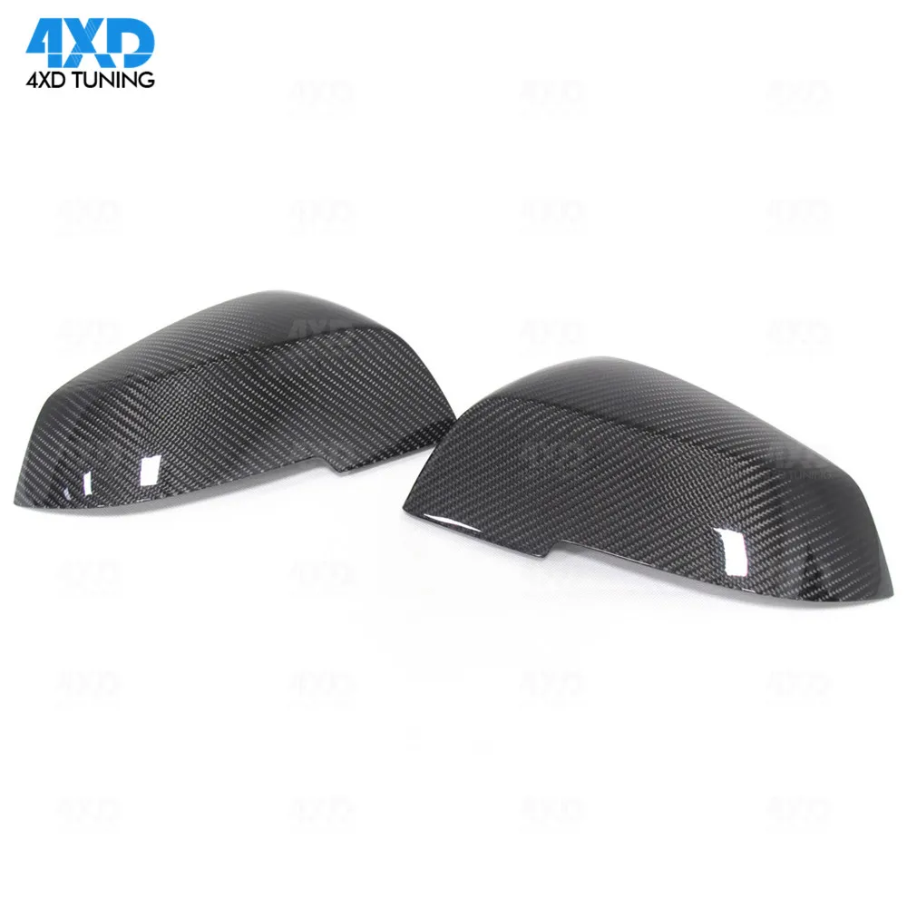 Углеродное волокно Зеркало заднего вида крышка Кепки/Замена для хэтчбеков BMW