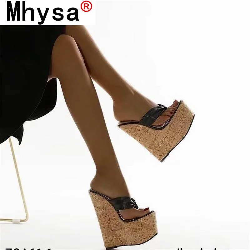 

Sandals Women Summer 2021 Sexy Wedges Platform Sandals Flip Flops Women's Fashion Shoes Open Toe Women's Shoes Plus Size 35-43