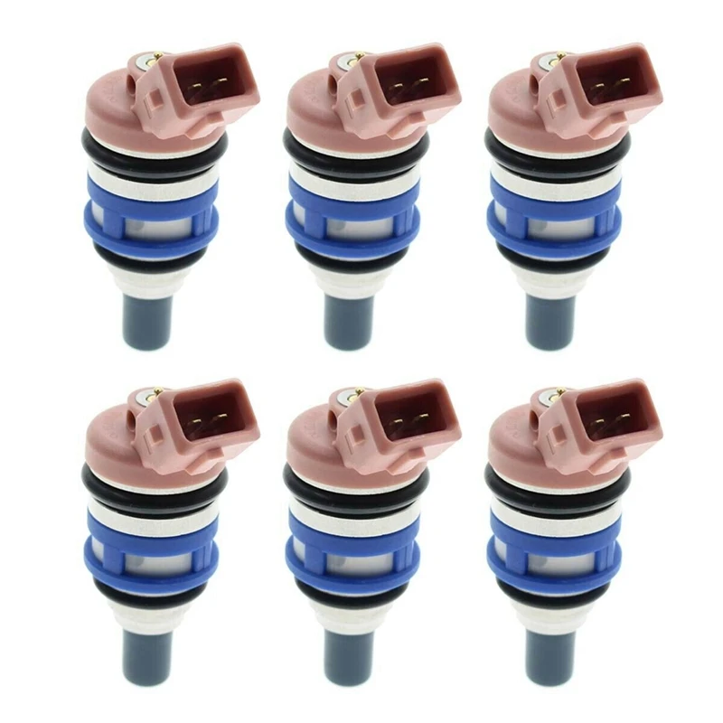 

6 PCS 16600-85E06 1660085E06 for Nissan Maxima II (J30) 3.0 I Saloon 1988-1994 Fuel Injector 16600-21V02
