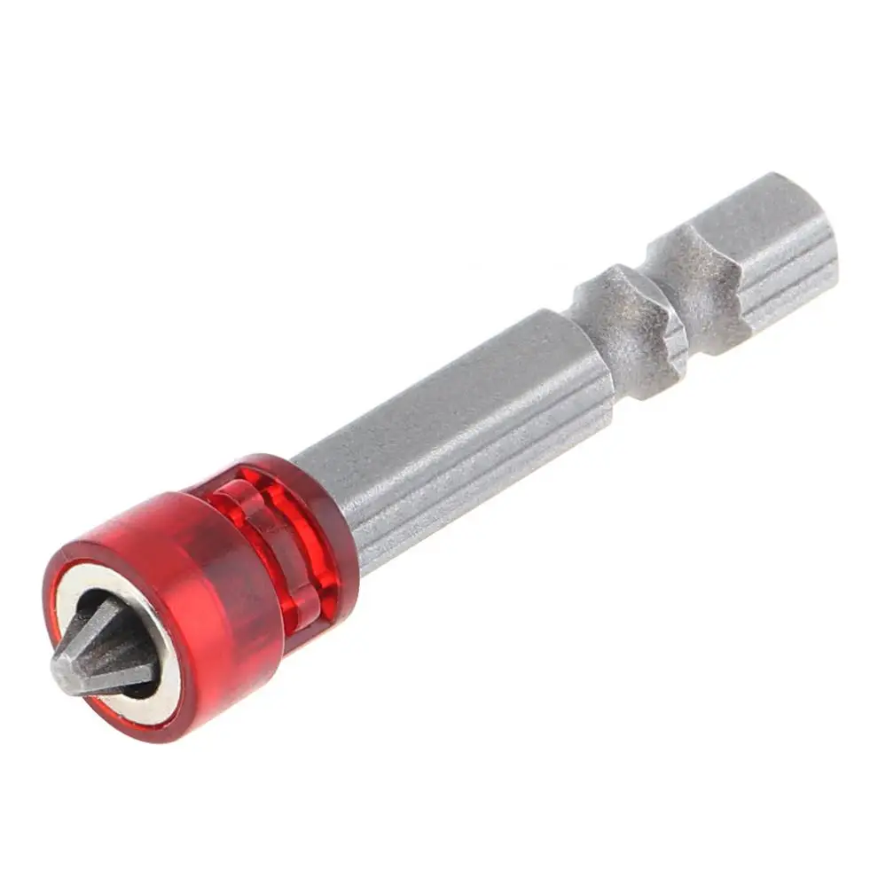 

50mm Durable Tool Steel Single Cross Screwdriver Bits with Magnetic Circles And Hex Shank