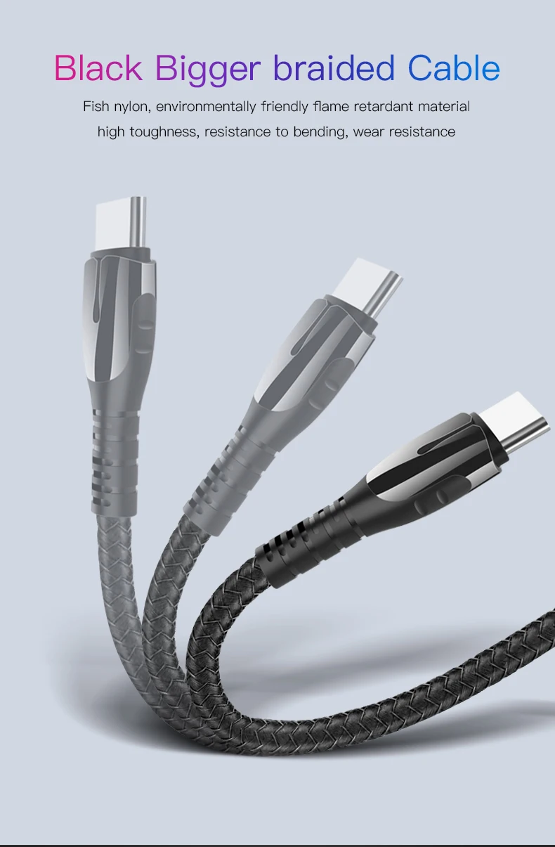 Yesido CA45 5A быстрое зарядное устройство usb type C кабель для huawei mate 20 mate 20 Pro P20 samsung Supercharge Быстрая зарядка провод USB C кабель