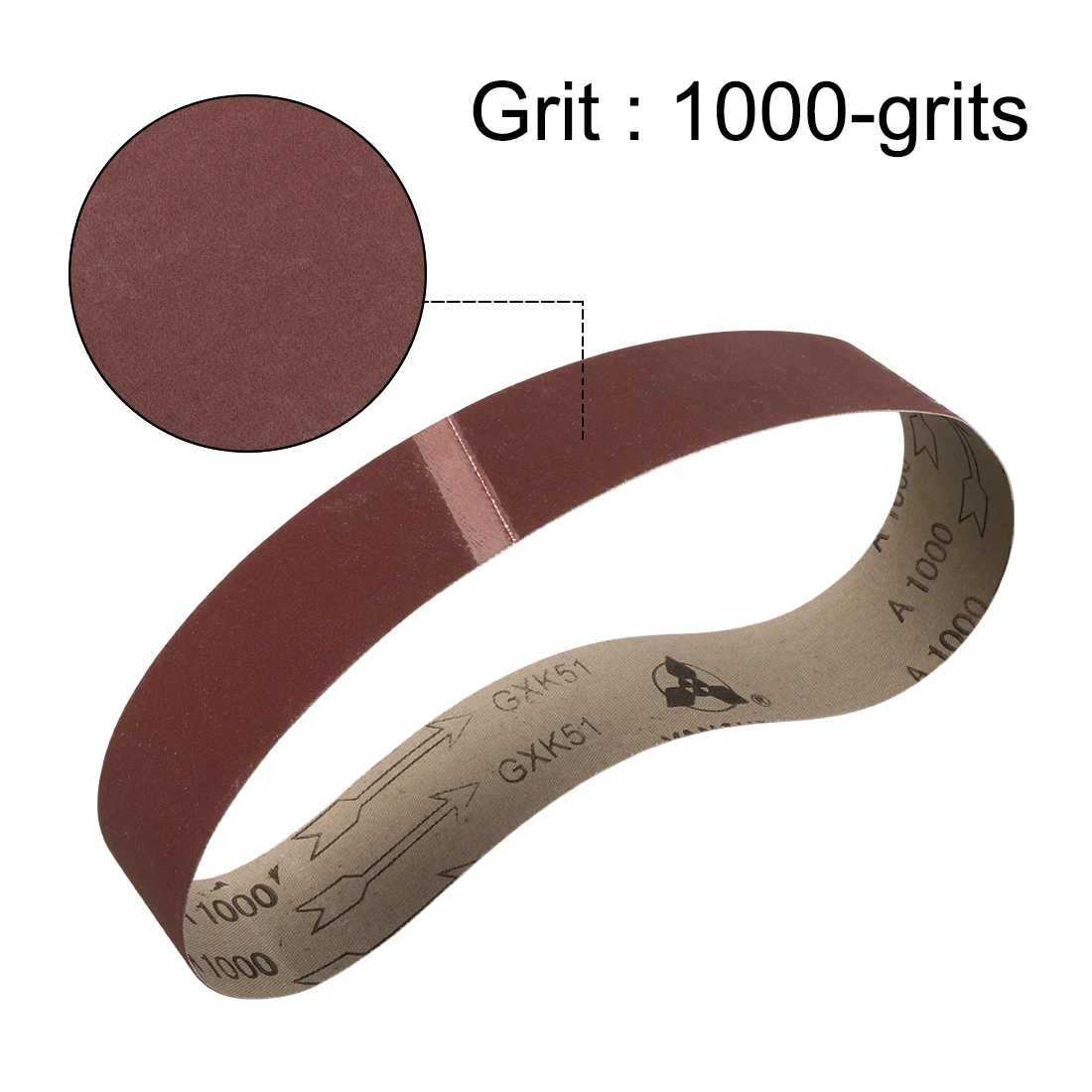 

uxcell Sanding Belt Aluminum Oxide Sand Belts 1000 Grit 3pcs