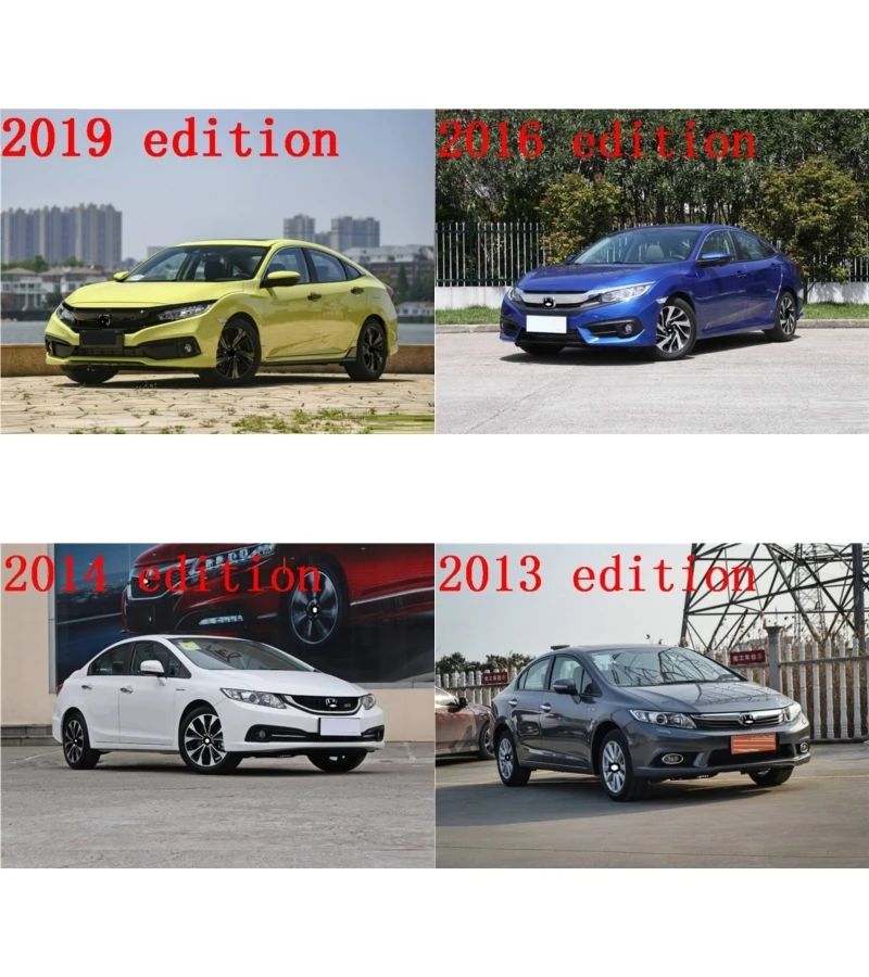 Внешний модифицированный аксессуар для укладки авто автомобиля передняя губа задний диффузор тюнинг автомобильные бамперы 16 17 18 для Honda Civic