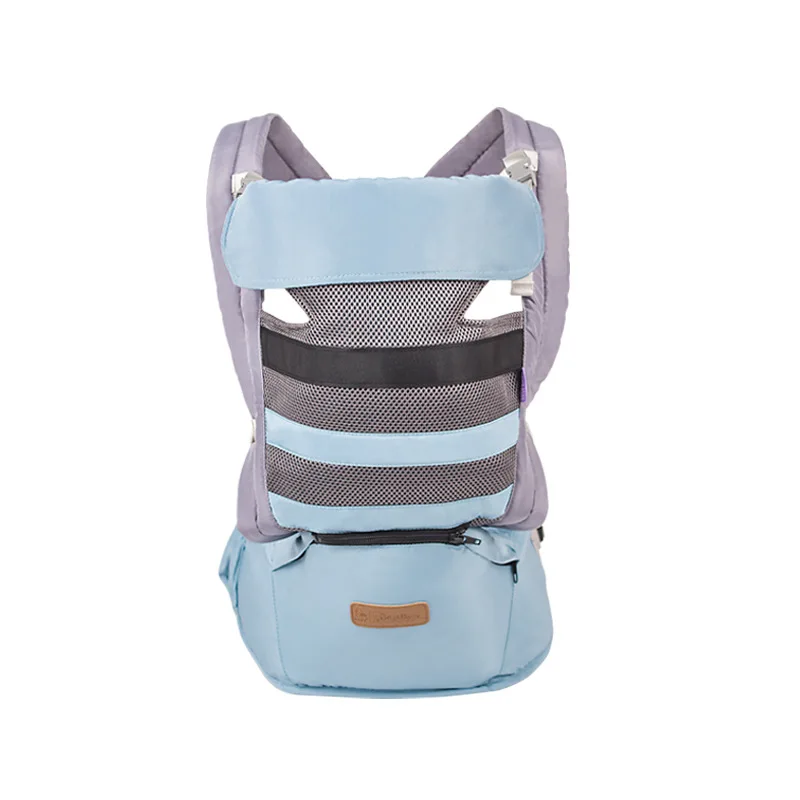 

Baby Ergonomic Hipseat Carrier Toddler Breathable Canvas Cotton Backpack Infant Multifunctional 4 Seasons Wrap Slings 0-36Months