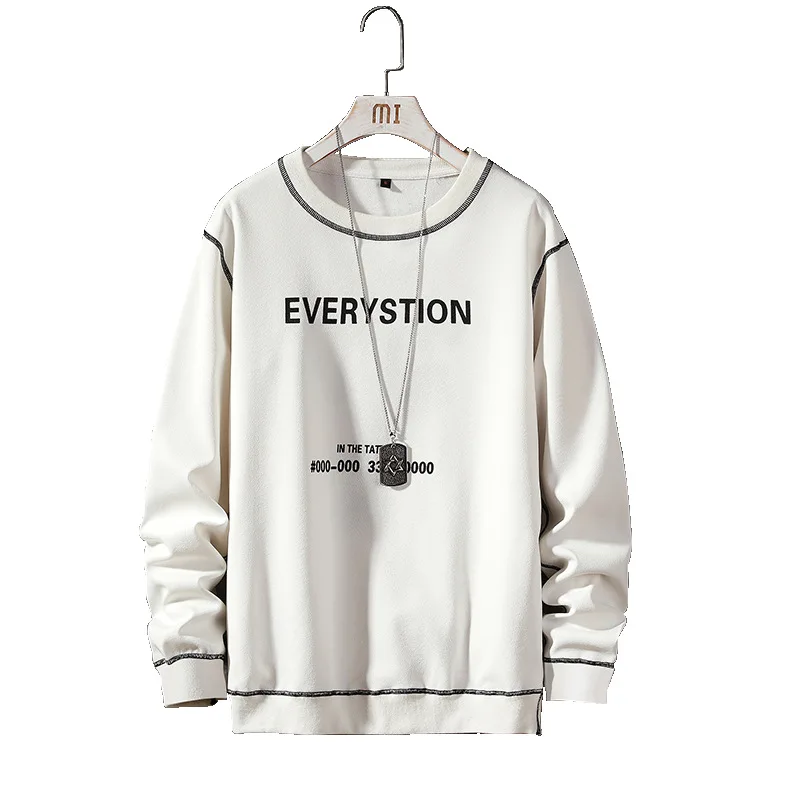 

Zhijing Men's plus Size Printed Long Sleeve Loose Hooded Hoodies Harajuku Hoodie Streetwear Mens Hoodies