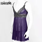 Комплект нижнего белья мужской, кружевной, сетчатый, нижнее белье Sissy