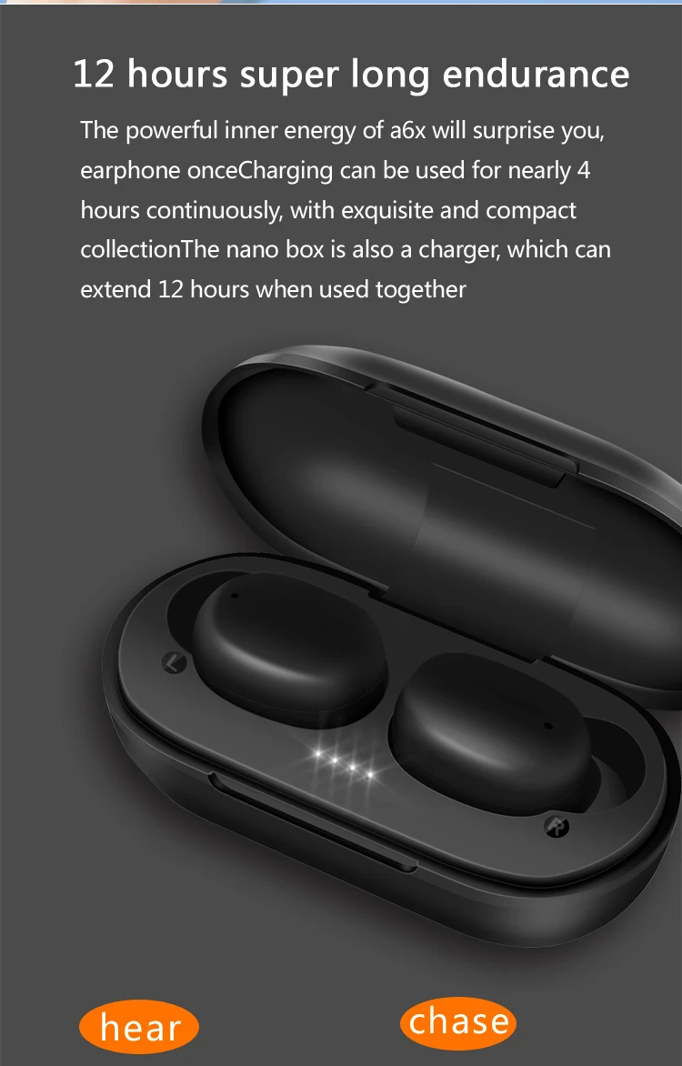 PK GT1 Smart touch contol wrieless наушники Bluetooth 5,0 8D стерео гарнитура микрофон спортивные наушники коробка водонепроницаемый с внешним аккумулятором