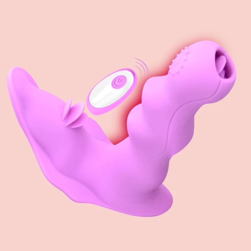 Бабочка фаллоимитатор вибратор носимый G Spot клиторальный стимулятор интимные