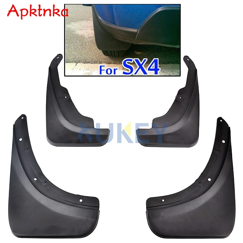 

Набор автомобильных брызговиков для Suzuki SX4 2007 - 2013 от грязи