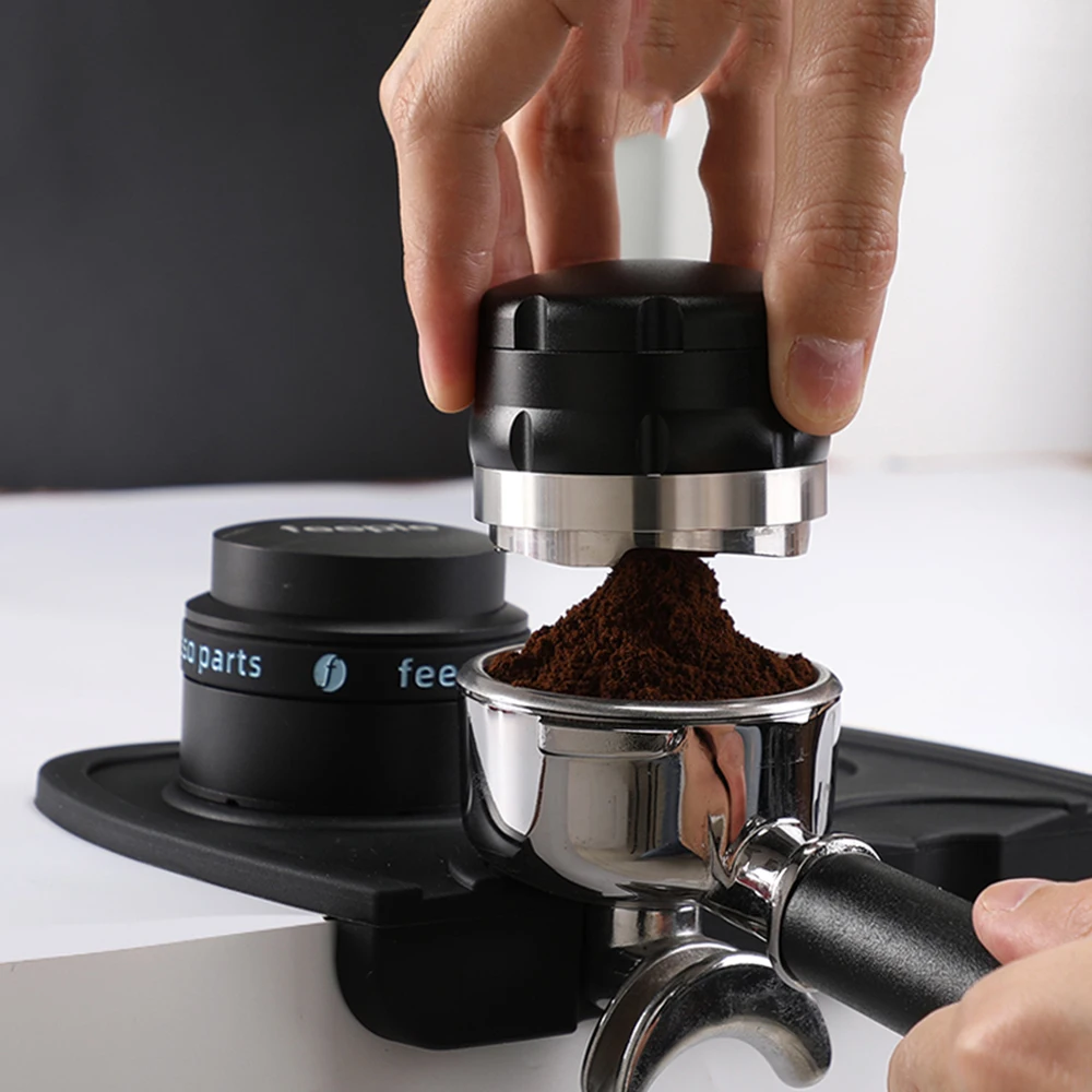 58 мм нержавеющая сталь кофе трамбовщик четыре угла наклона Регулируемый порошок