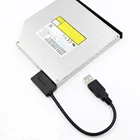 Переходник USB 2,0Mini Sata II 7 + 6 13Pin, кабель-переходник для ноутбука, DVDCD ROM, для ПК, ноутбука