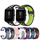 Correas pulsera де recambio para Для Xiaomi Amazfit BiP Amazfit GTS silicona гибкие печатные платы гибкий плоский colores непроницаемый y suave cierre de metal