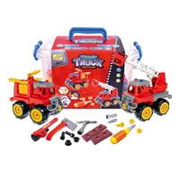 play yellow vehicles toy set construction vehicle truck for kids boys car toys set friction powered children gifts mini toy