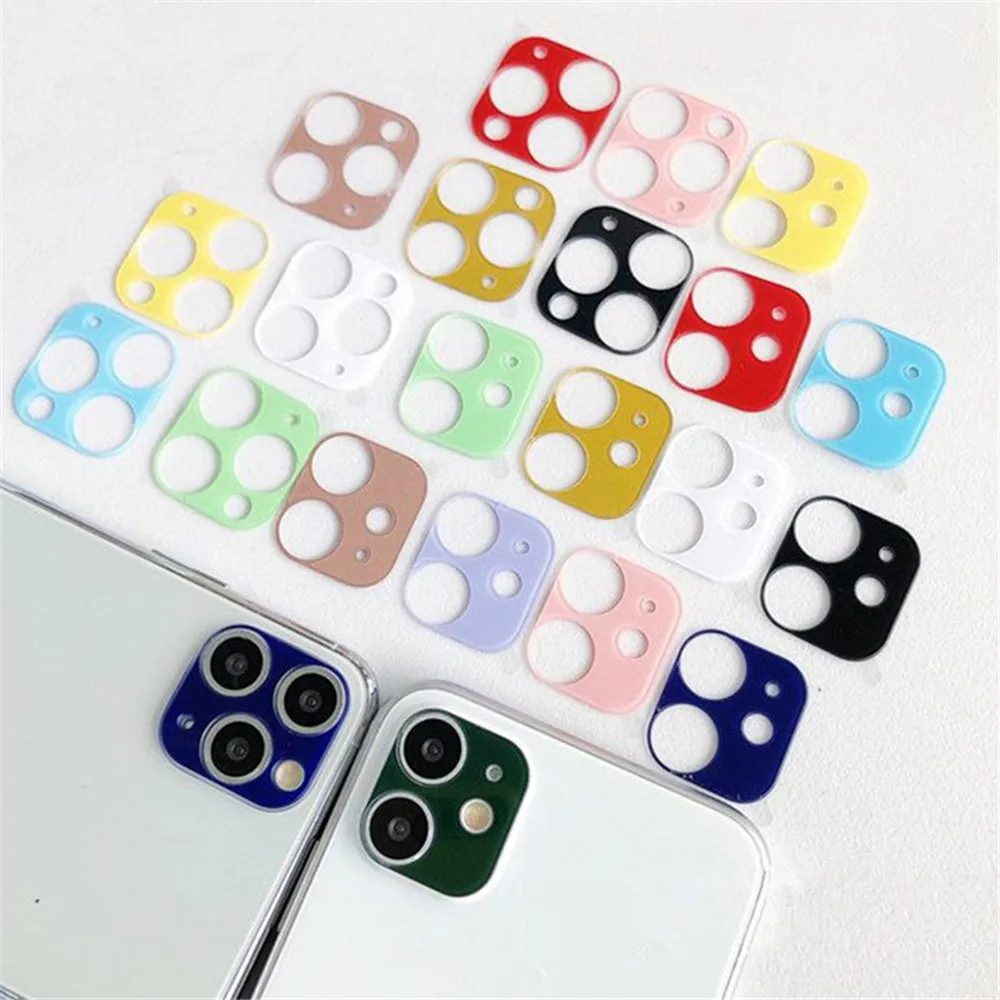 9D красочная задняя линза для камеры Защитная стеклянная пленка Закаленное