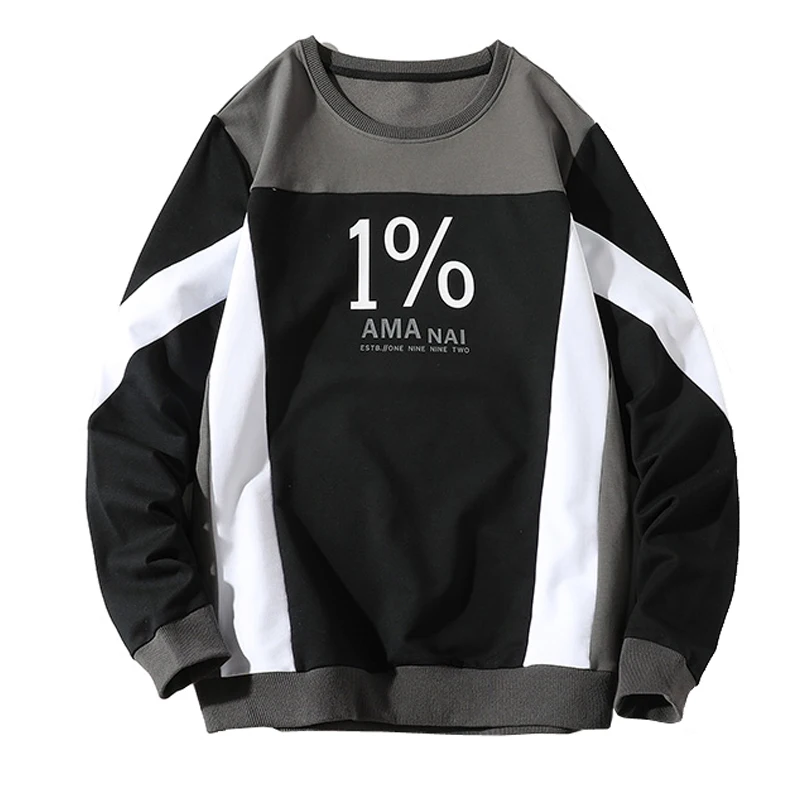 

2021 Fashion Printed O Neck Men's Sweatshirt Homme Hoodies Spring Hoody Casual Streetwear Outwear Pullover