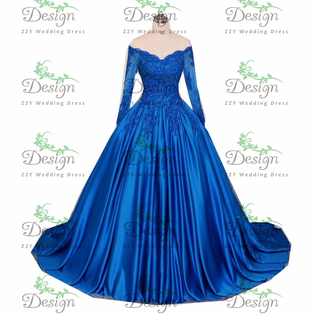 

Vestidos De Fiesta 15 Dresses Crystals Illusion V-Neck Full Sleeves Lace Appliques Beading Pleat Sweet 16 Quinceanera Dresses