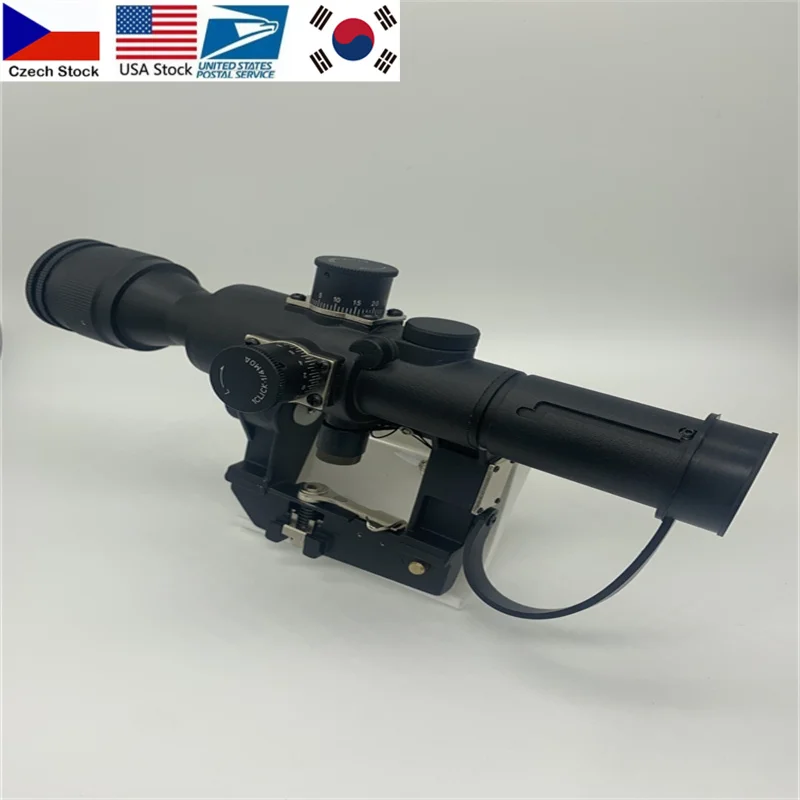 Тактический прицел Svd Dragunov 4x26 с красной подсветкой для охотничьей винтовки