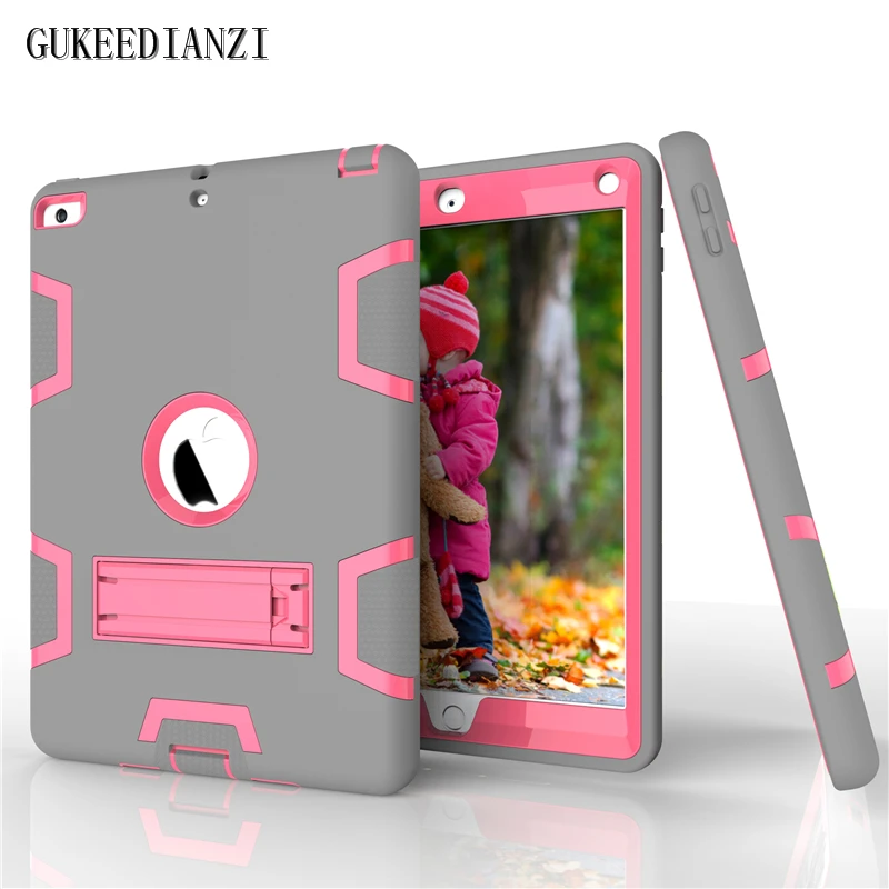 GUKEEDIANZI планшет Мягкий силикон + Жесткий ПК чехол для нового ipad 9 7 дюймов 2017