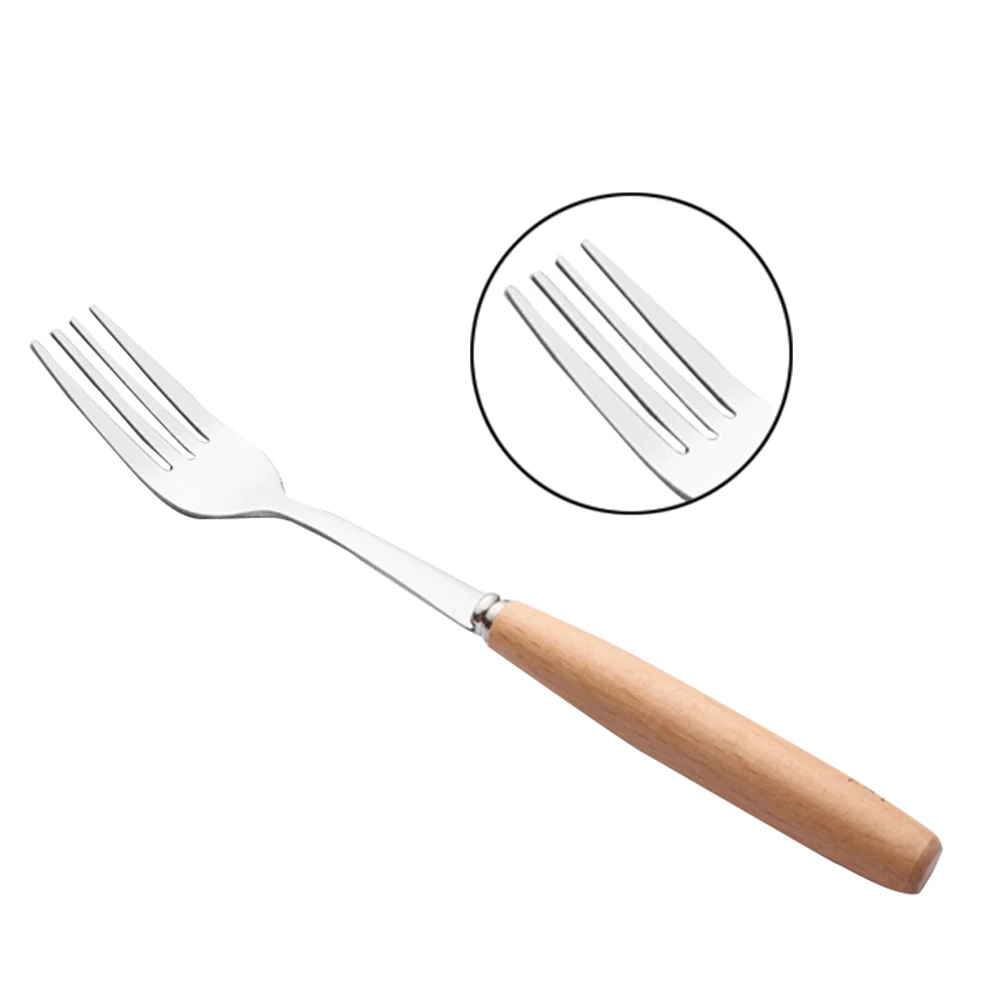 2019 новые полезные Портативный древесины обед Посуда Столовые приборы