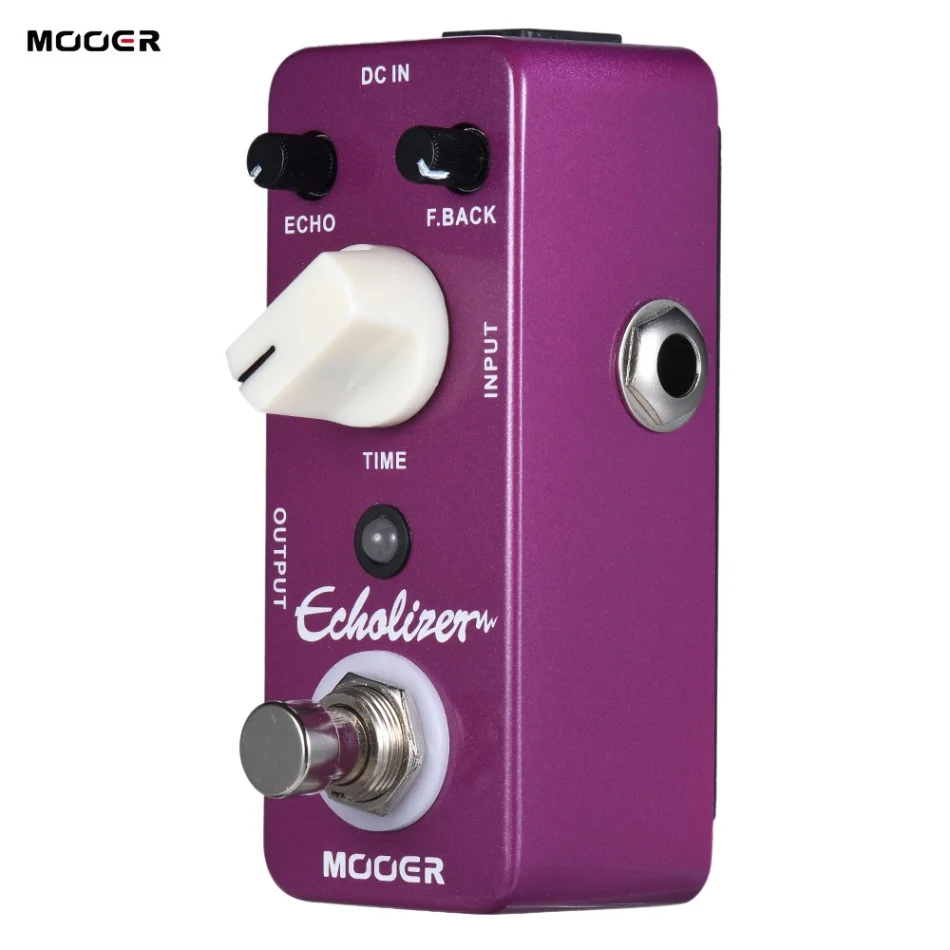 Purple MOOER Echolizer гитарные педали с эффектом Delay True Bypass полностью металлический корпус - Color: Purple