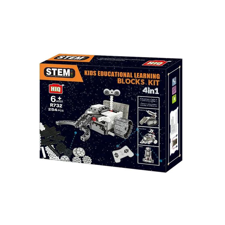 4 в 1 робот с дистанционным управлением электрические строительные блоки