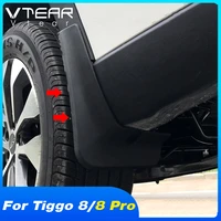 vtear car exterior anti dirty fender cover decoration flares splash guard accessories parts for chery tiggo 8tiggo 8 pro 2021