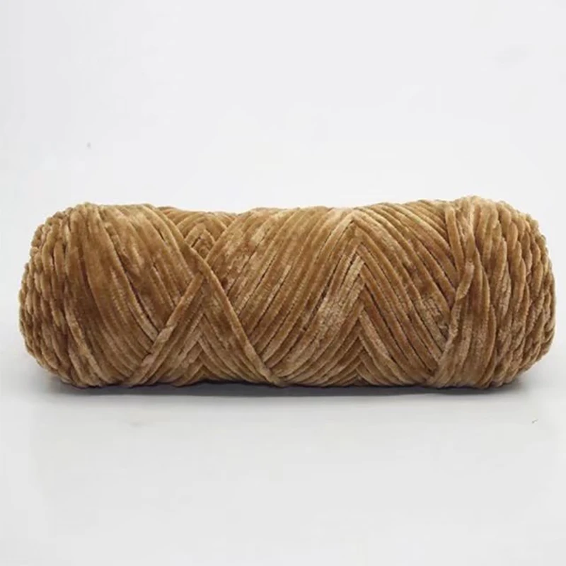 Velvet Yarn Soft Protein Cashmere Yarn Silk Wool Baby Yarn Crochet Knitting Yarn Cotton Baby Wool Diy Sweater - Color: 9