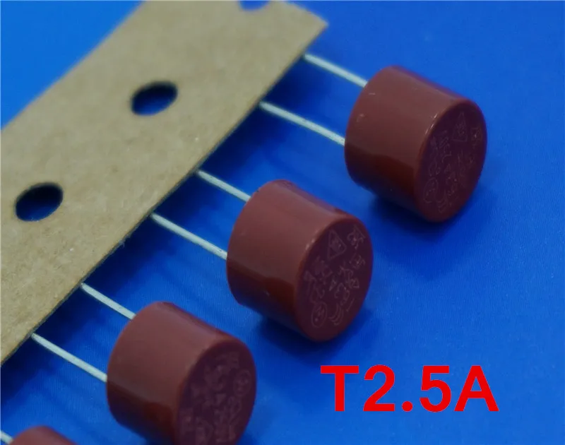 (10 шт./партия) T2.5A 250V TR5 сверхминиатюрный предохранитель медленного выдува