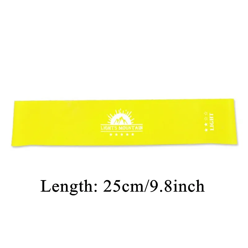 Yellow-25cm Фитнес резинки резинки для фитнеса резинка для фитнеса резинки для спорта фитнес резинка резинка для спорта фитнесс резинки спортивные резинки экспандер фитнес для спорта 1,45 мм-0,45 мм Эспандеры 6 цветов - Цвет: Yellow-25cm