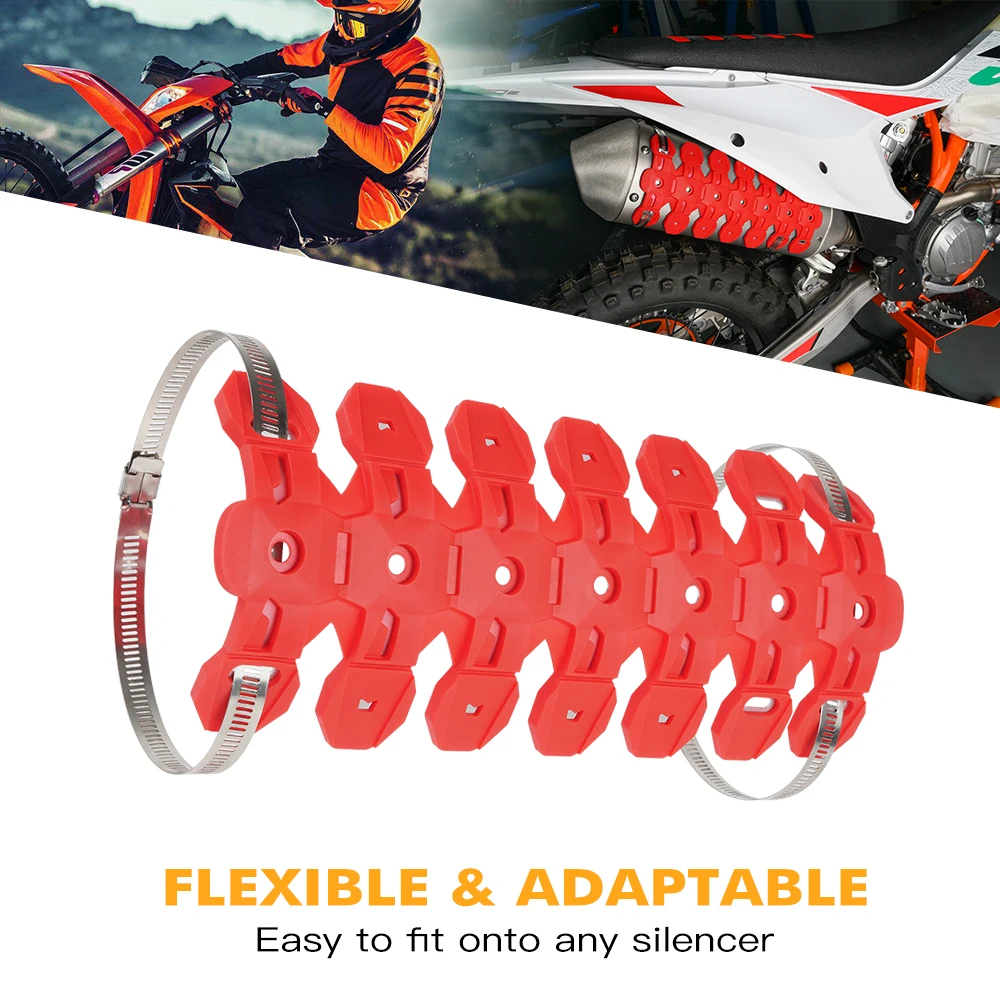 NICECNC глушитель выхлопной трубы защитный Защитная крышка для 2T 4T HONDA CR CRF XR 250 450 BETA RR