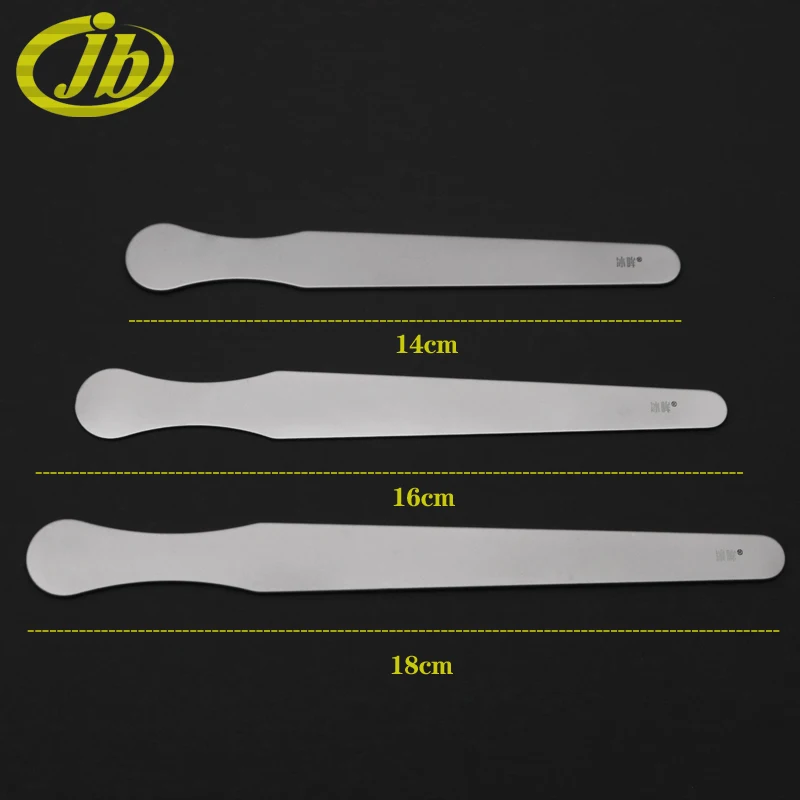 Tongue depressor stainless steel matte surgical operating instrument 14/16/18cm medical tools