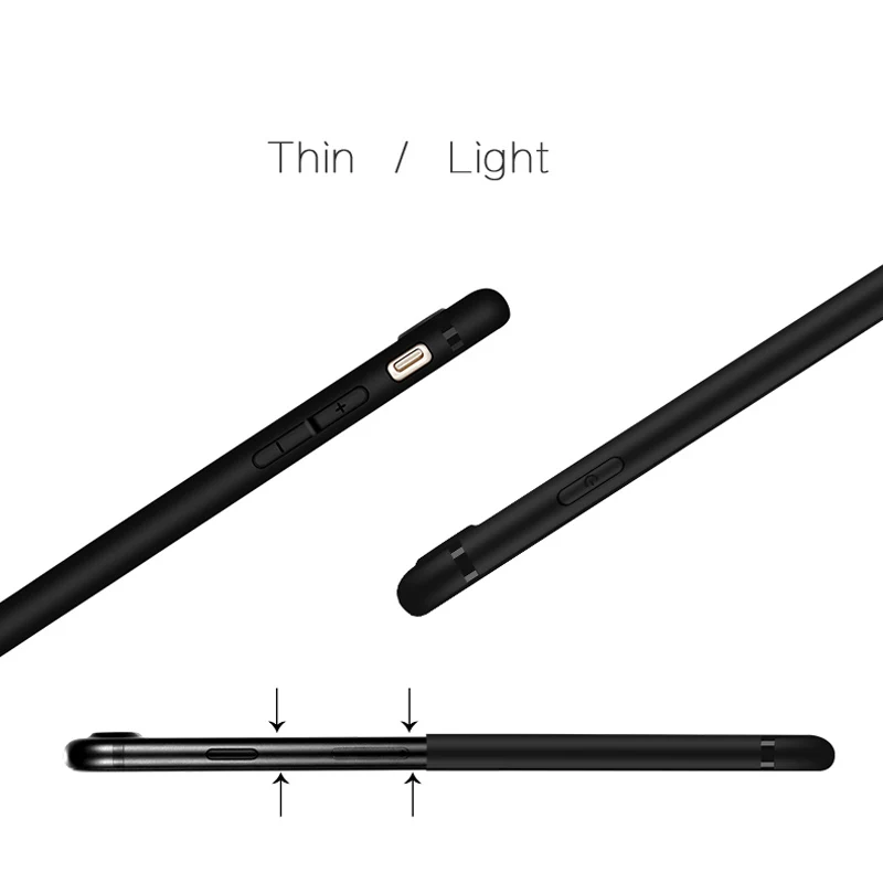 Oppselve Clear Silicon Soft TPU Case For iPhone 7 6 6s Plus Capinhas Ultra Thin Slim Cover 7Plus 6Plus Coque | Мобильные телефоны и