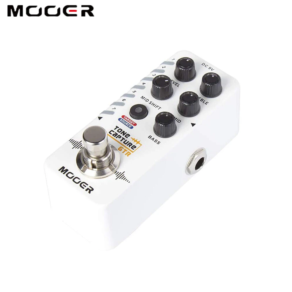 MOOER педаль GTR для захвата тона гитары 7 предустановленных слотов переключатель