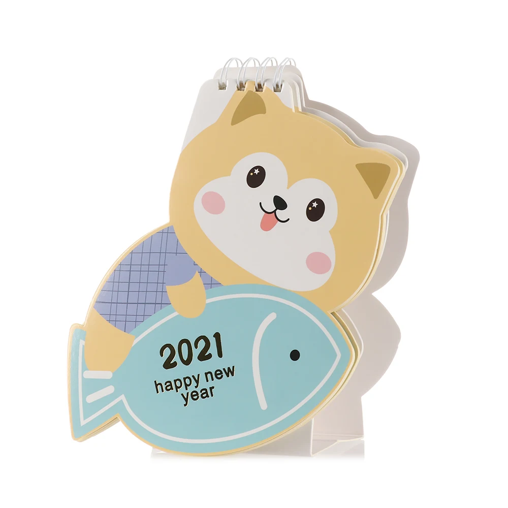 1 шт. 2021 модный Настольный бумажный календарь Мини Многофункциональный