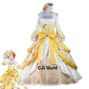 Танцевальные вечерние платья Love Live Hoshizora Rin наряд аниме Индивидуальные костюмы для косплея