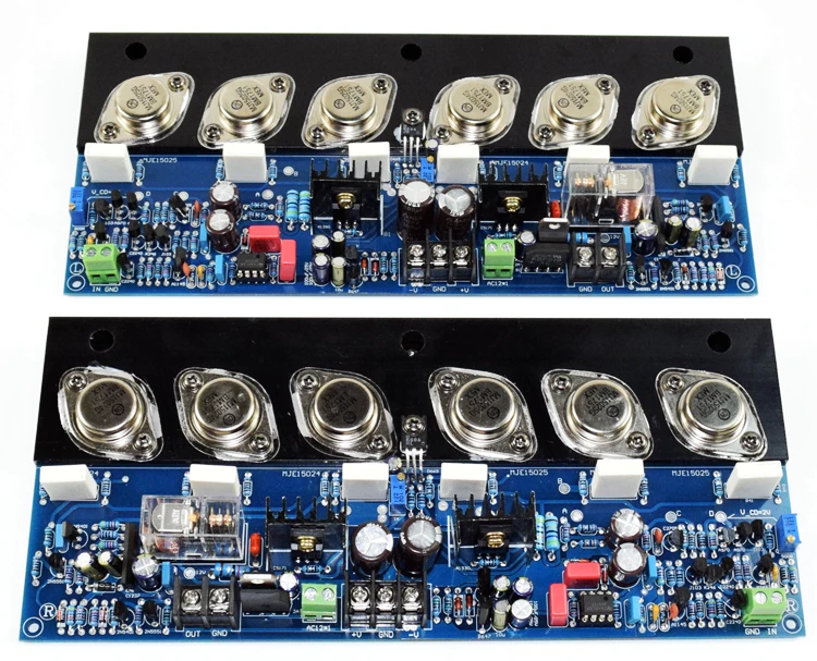 

1 Pair YJ-E405 Gold Sealed Tube Pure Final Power Amplifier Board High Power HIFI Fever Grade Adjustable Class A
